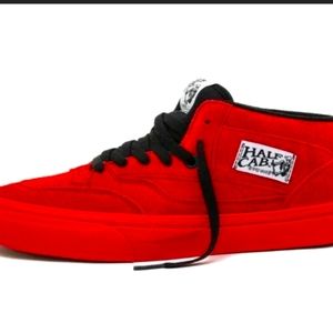 Vans x Uprise "Half Cab '92" | Red/Black | Mens Sz 9.5 | DS | SOLD OUT 2022
